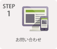 STEP1 お問い合わせ