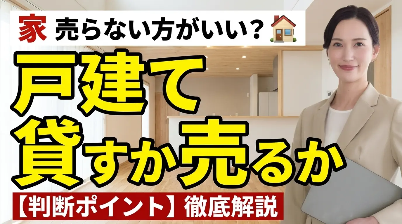 戸建て貸すか